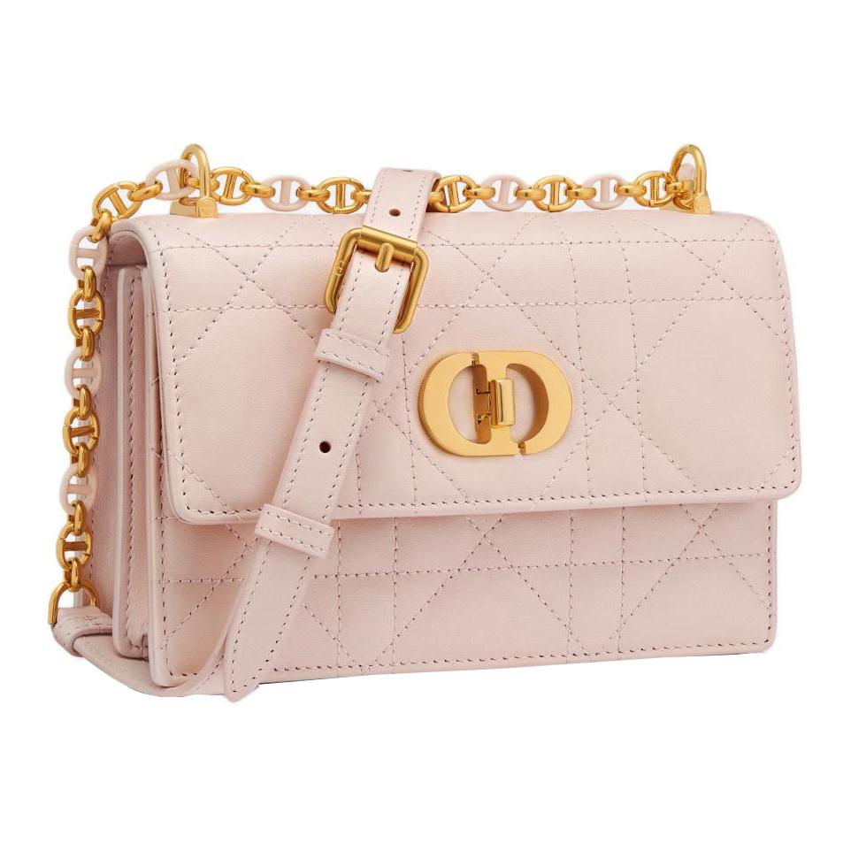 DIOR Sheepskin Portable Crossbody Bag, Shoulder Bag Women's Rouge Pink