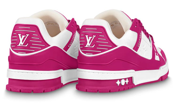 LOUIS VUITTON Lv Trainers 'White Hot Pink'