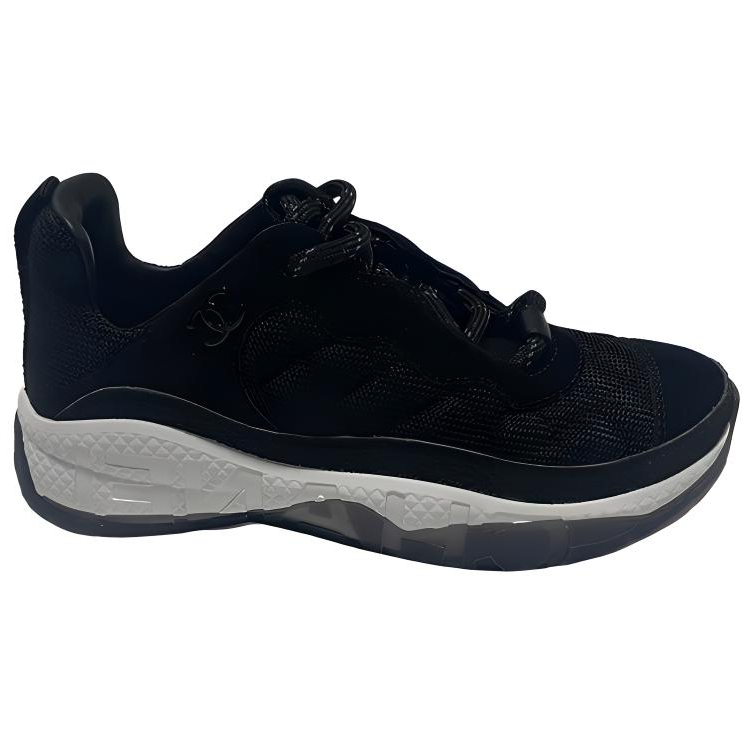 CHANEL Cushioned Slip-Resistant Low-Top Casual Shoes Women's Black