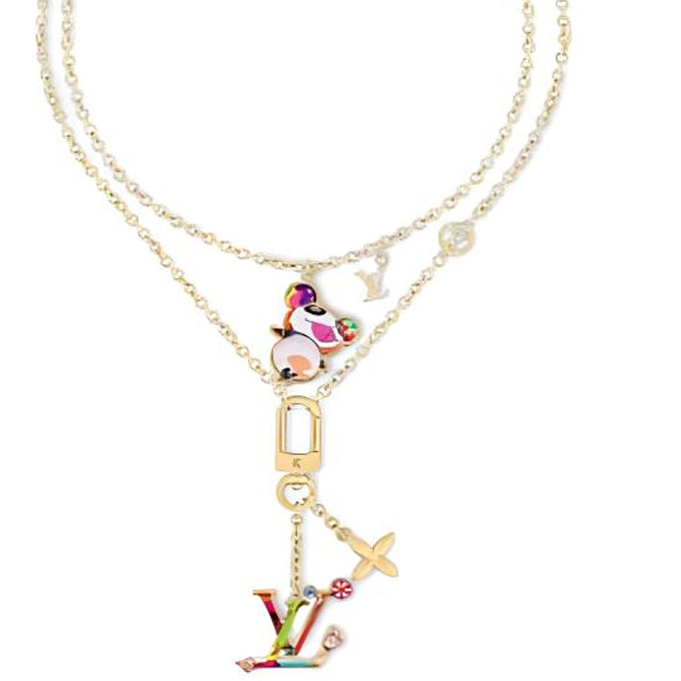 LOUIS VUITTON Lv X Tm Superflat Necklace