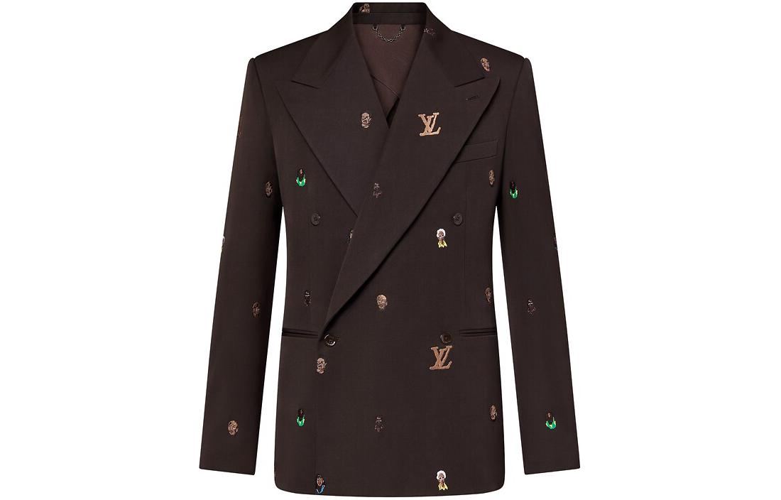 LOUIS VUITTON Embroidered Double Breasted Jacket Henry Taylor