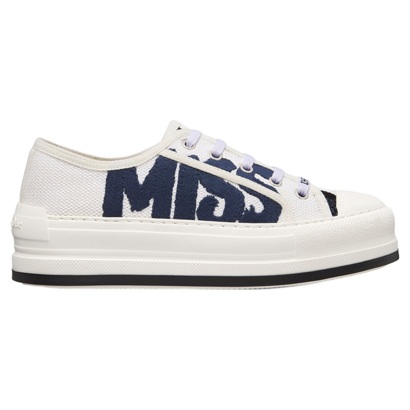 DIOR Walk'n'Dior Platform Shoes Low-Top Skateboard Shoes 3.5cm Women's White