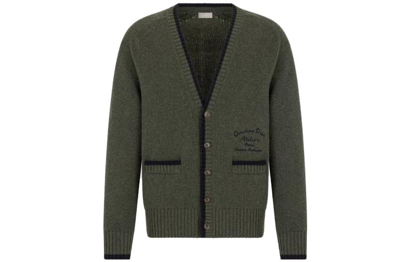 DIOR SS23 Sweater Men's Olive Green
