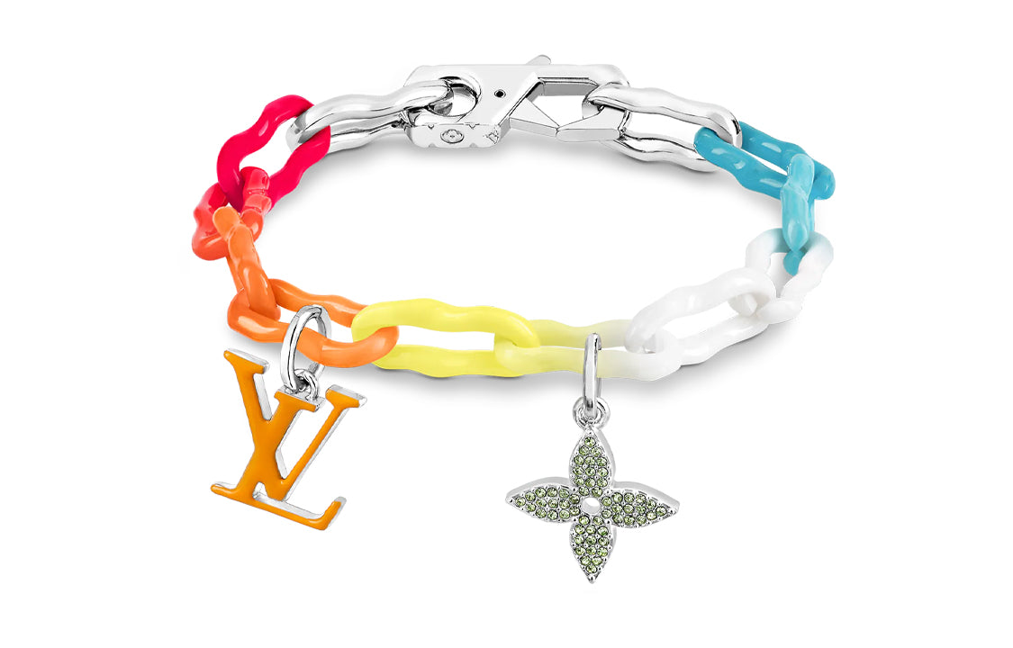 LOUIS VUITTON Ceramic Chain Bracelet