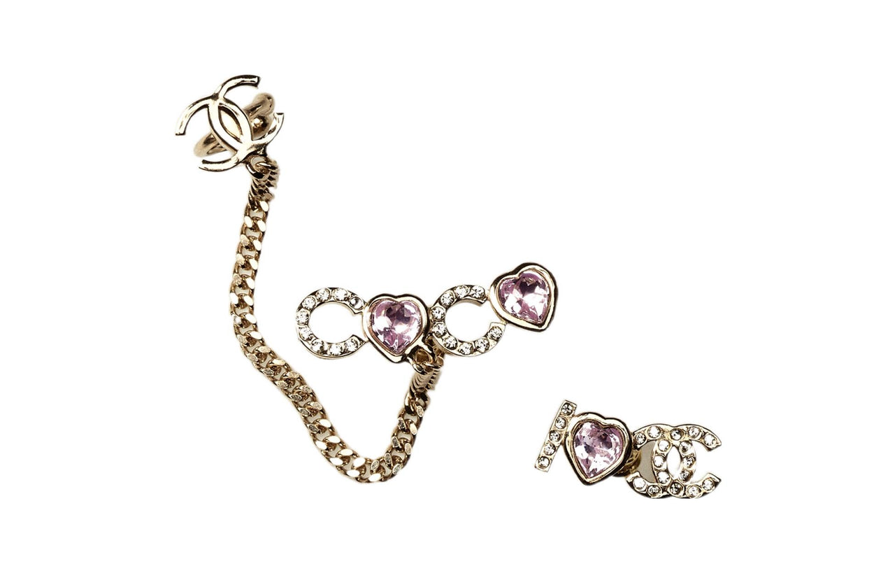 CHANEL Stud Earrings Women's