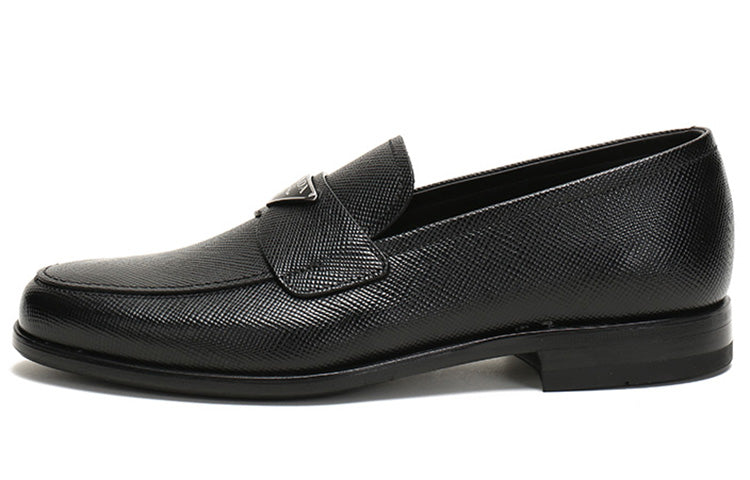 PRADA Loafers Men Low Top Black