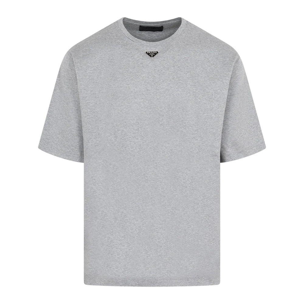 PRADA Triangle-logo Cotton T-shirt
