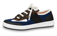 LOUIS VUITTON Lous Sneakers 'Blue Black With Brown Monogram' Women's