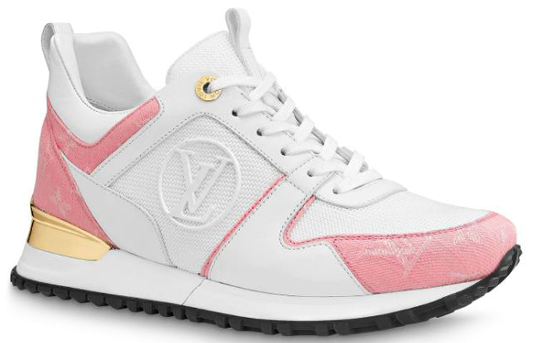 LOUIS VUITTON Lv Run Away Sports Shoes Pink/White Women's