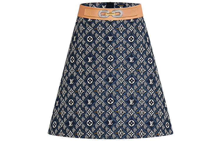 LOUIS VUITTON Casual Short Skirts Women's Blue