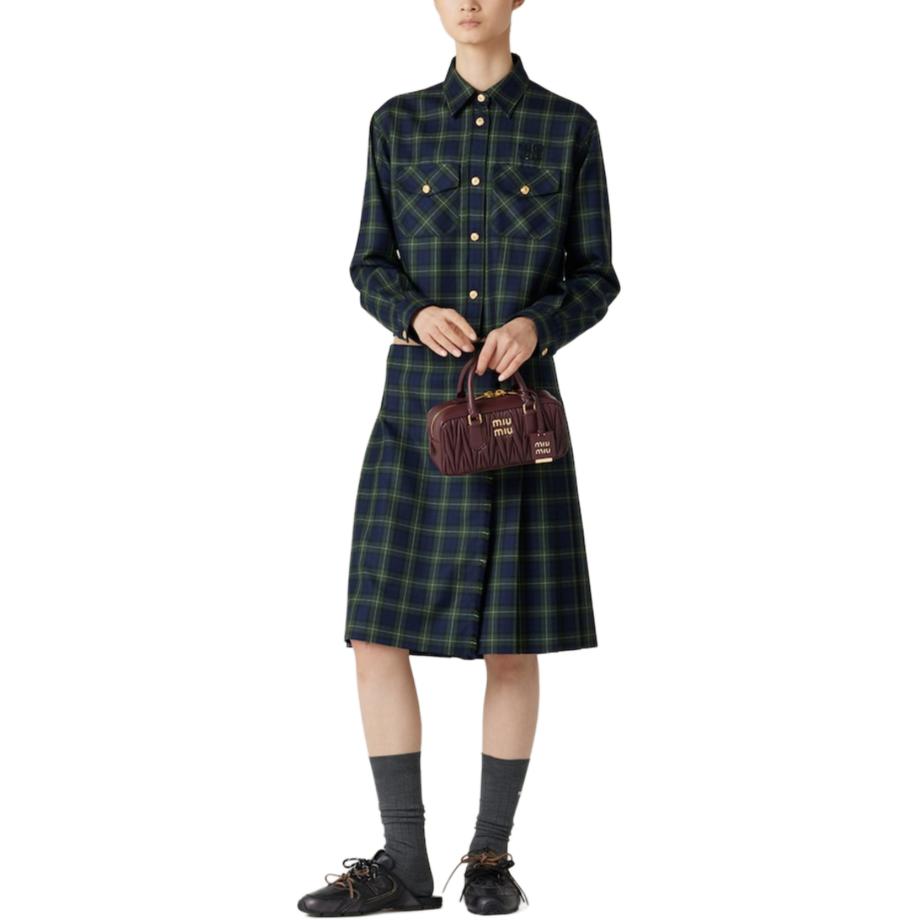 MIU MIU Plaid Shirt