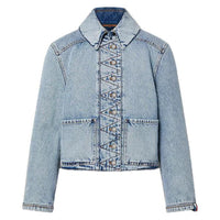 LOUIS VUITTON Bleached Denim Boxy Jacket