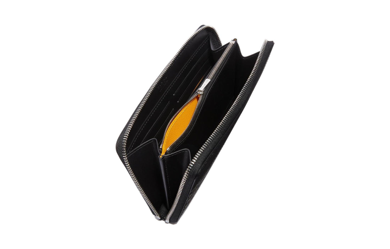 GOYARD MATIGNON Canvas With Leather Clutch Wallet Large Size Unisex 11 Colors