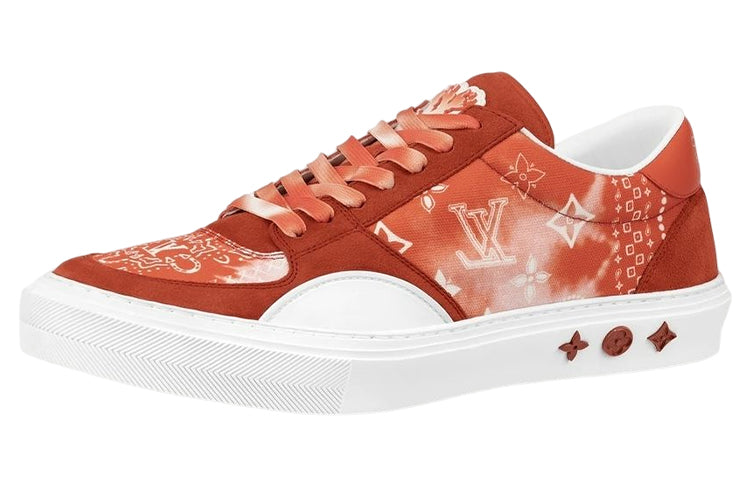 LOUIS VUITTON Ollie Sneakers 'Orange Tie Dye Style Monogram'