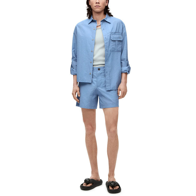 LOEWE Casual Shorts Men Blue