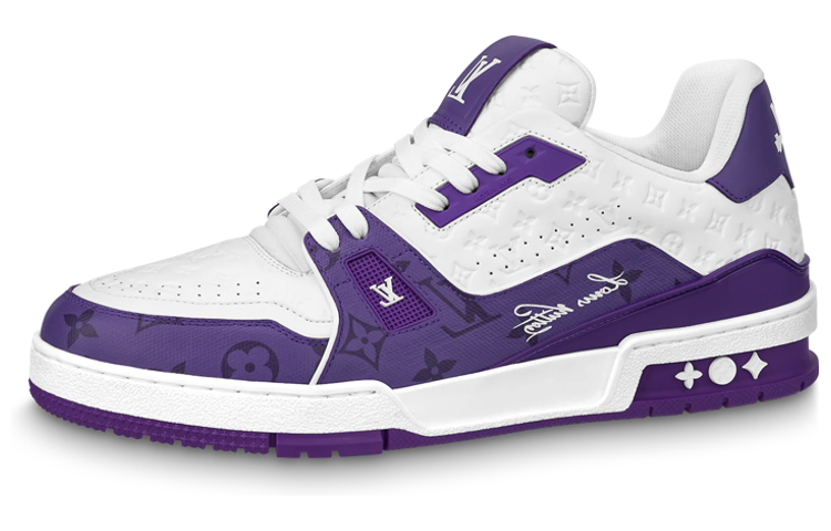 LOUIS VUITTON Trainer Purple Monogram