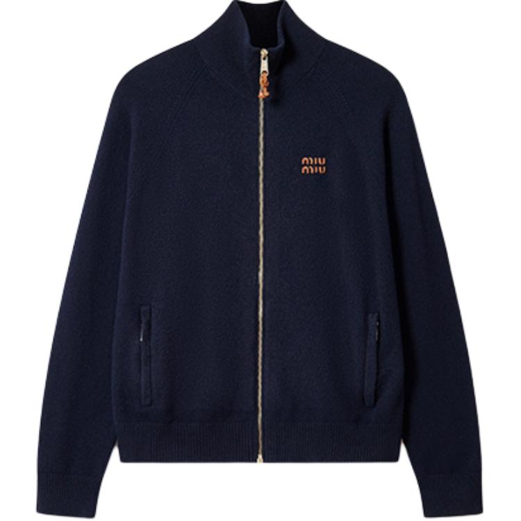 MIU MIU FW24 Cashmere Sweater Women's Blue