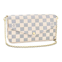 LOUIS VUITTON Coated Canvas Cow Leather Patchwork 3-in-1 Chain Bag Handbag Shoulder Bag Crossbody Bag Women's White