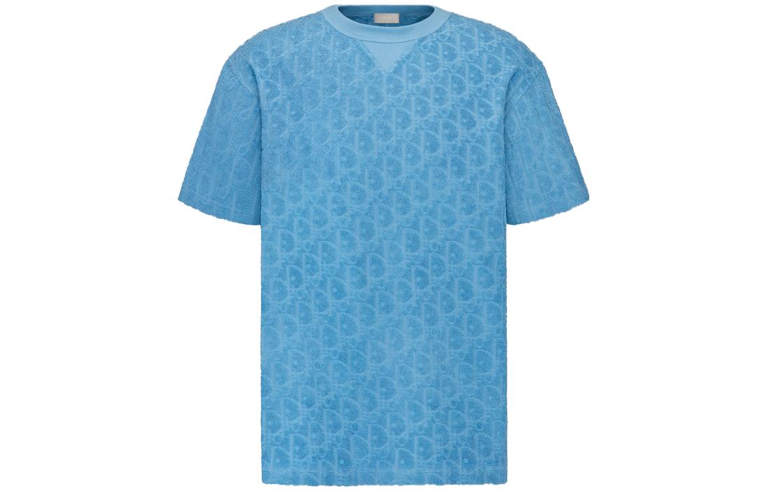 DIOR OBLIQUE SS23 T-Shirt Men's Blue
