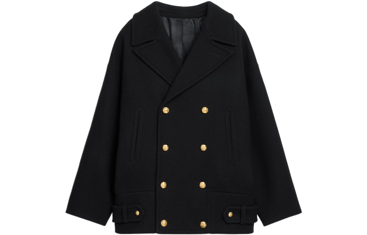 CELINE Coats Women's Black