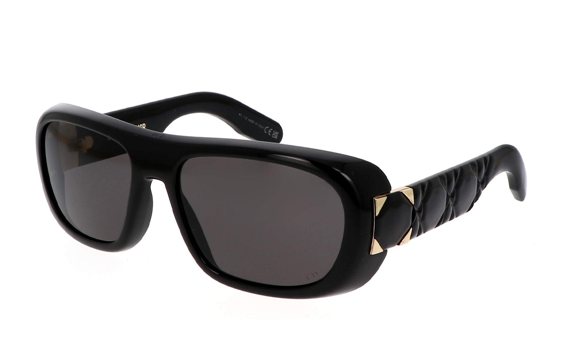 DIOR Acetate Square Sunglasses Unisex Black