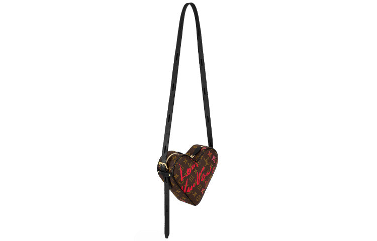 LOUIS VUITTON Limited Edition Sac Coeur Heartbox Monogram Brown