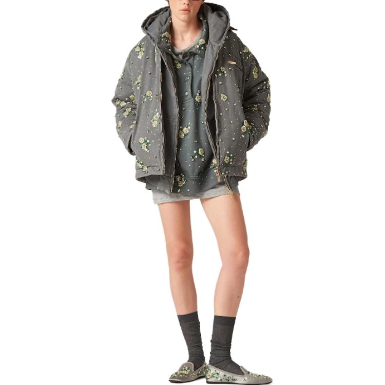 MIU MIU FW23 Jackets Coats Women's Gray
