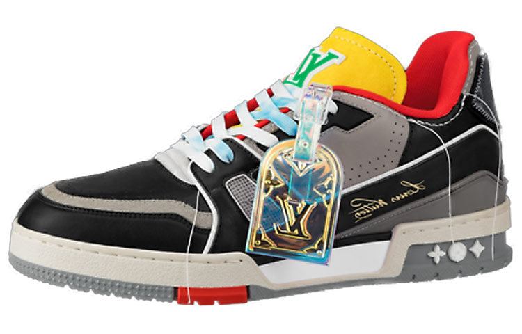 LOUIS VUITTON Lv Trainers 'Red Multi color'