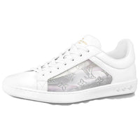 LOUIS VUITTON Luxembourg Low Top Stylish Skateboarding Shoes Men's White