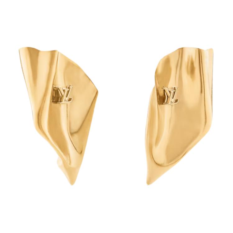 LOUIS VUITTON Lv Sculptural Earrings