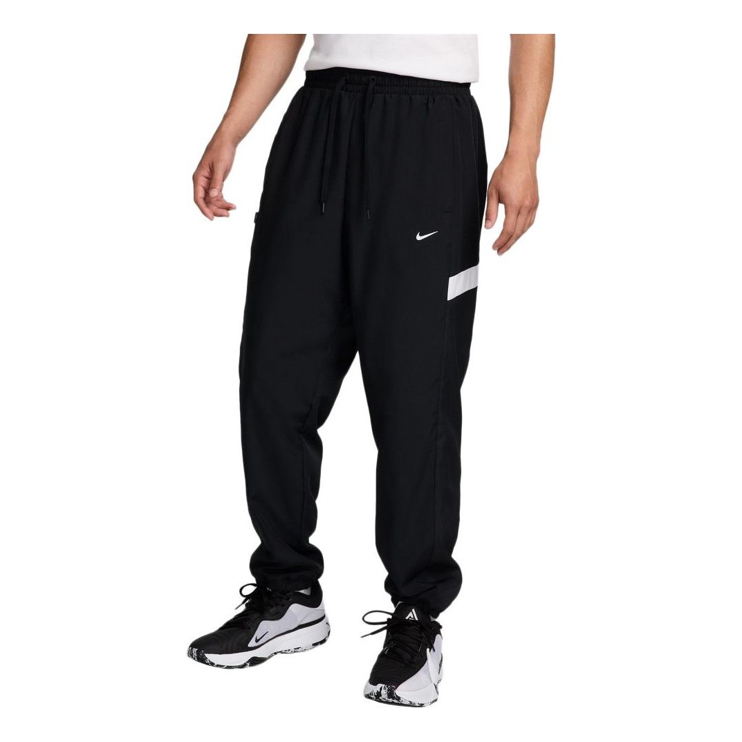 Nike Icon Woven Basketball Pants Asia Sizing 'Black White' FZ0251-010