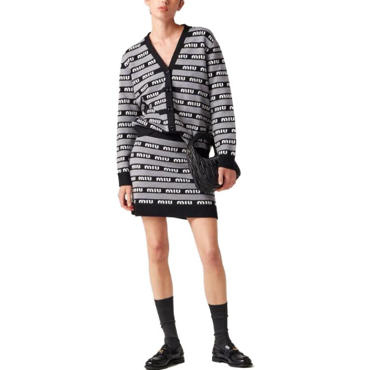 MIU MIU SS23 Casual Short Skirts Women's Black