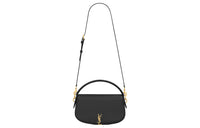 SAINT LAURENT Calfskin Shoulder Bag, Crossbody Bag, Handbag Women's Black
