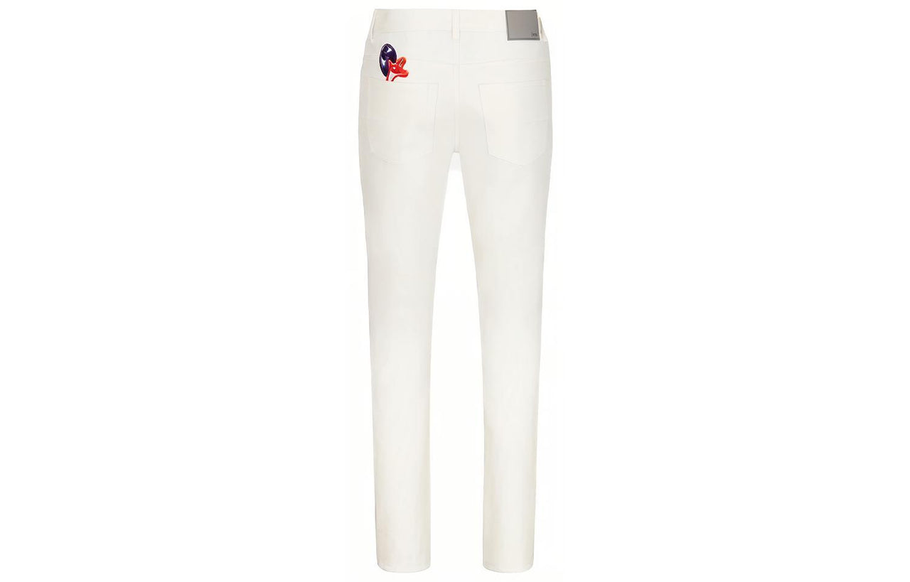 DIOR X Kenny Scharf Logo Slim Fit Jean