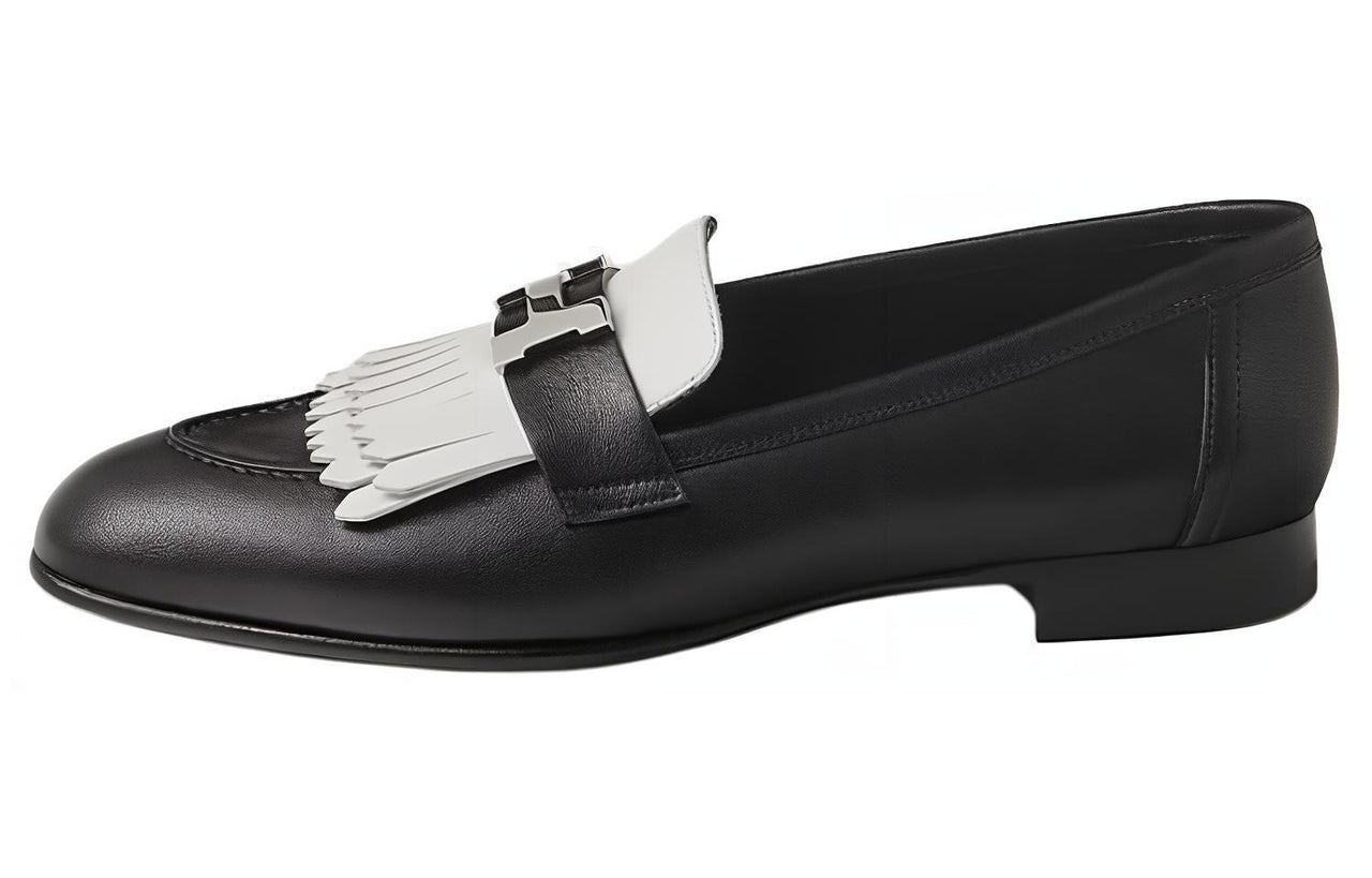 HERMES Loafers Women's Black
