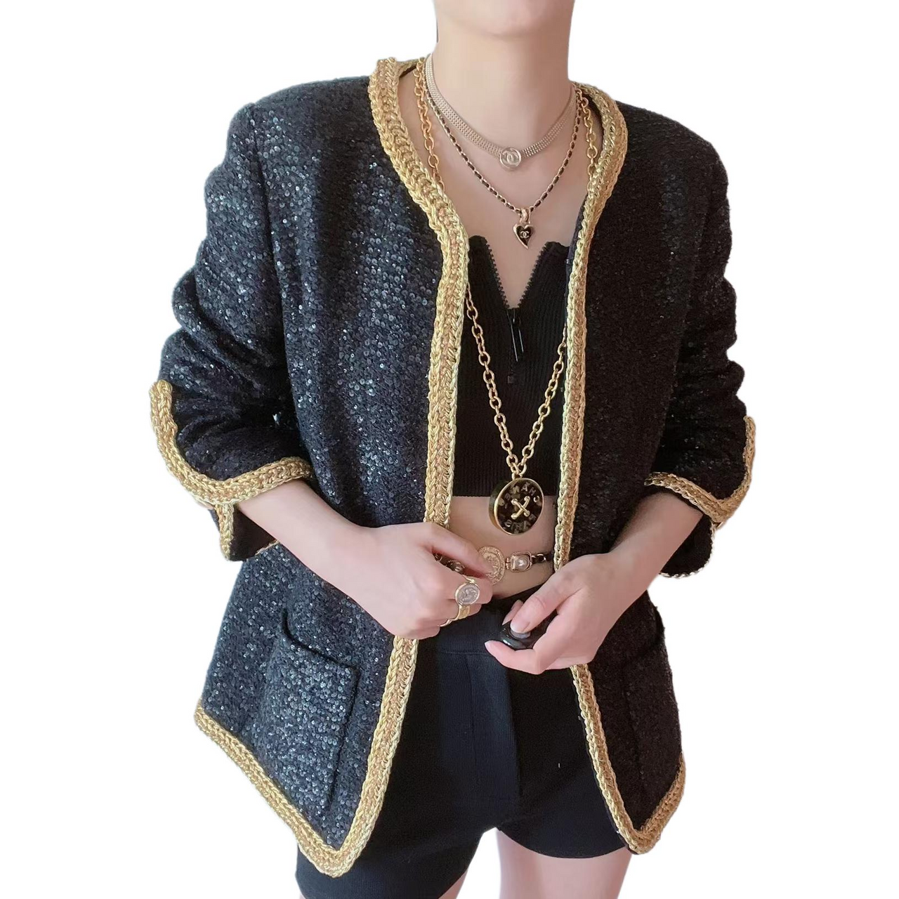 CHANEL SS22 Jacket Women's Black