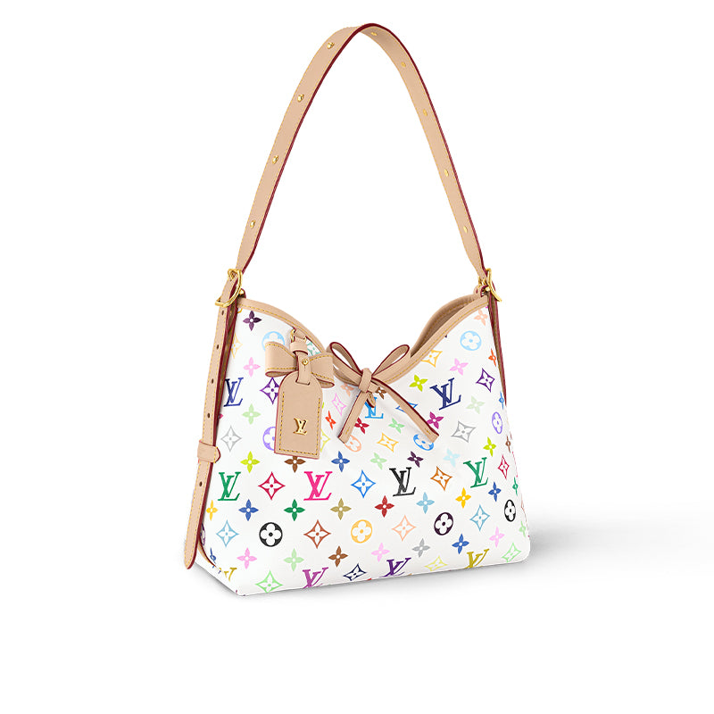 LOUIS VUITTON X Takashi Murakami CarryAll Pm White Multicolored