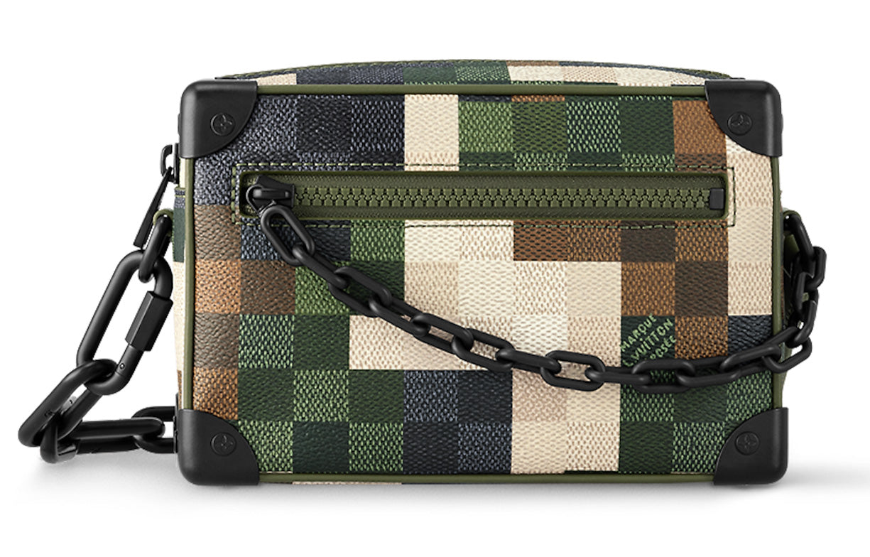 LOUIS VUITTON Mini Soft Trunk Damoflage Green Damoflage Damier