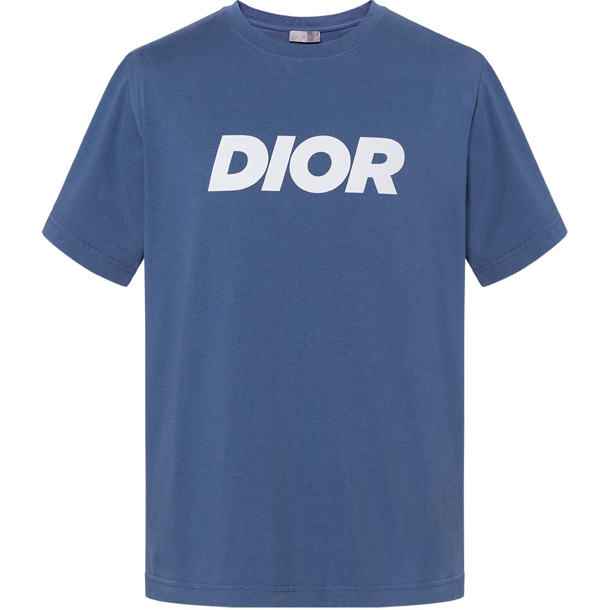 DIOR T-Shirts Men Blue