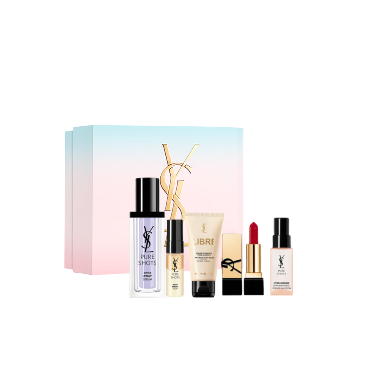 SAINT LAURENT Valentine's Day Limited Edition Biso Serum Box Skincare Sets Hydrating Repair Five-Piece Set