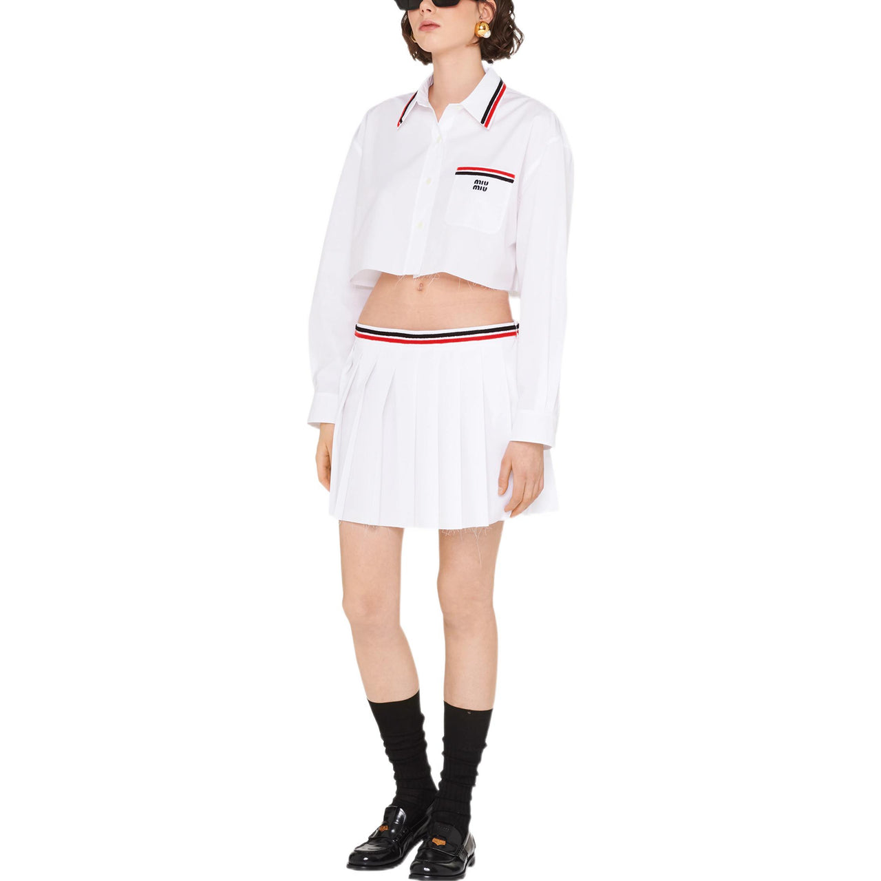 MIU MIU SS22 Shirt Women's White