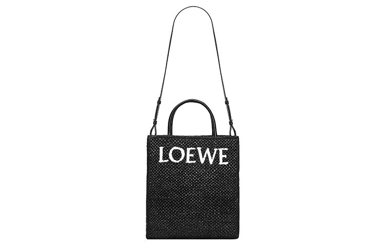 LOEWE Plant Material Tote Bag, Shopping Bag, Shoulder Bag, Crossbody Bag, Handbag Regular Women's Black