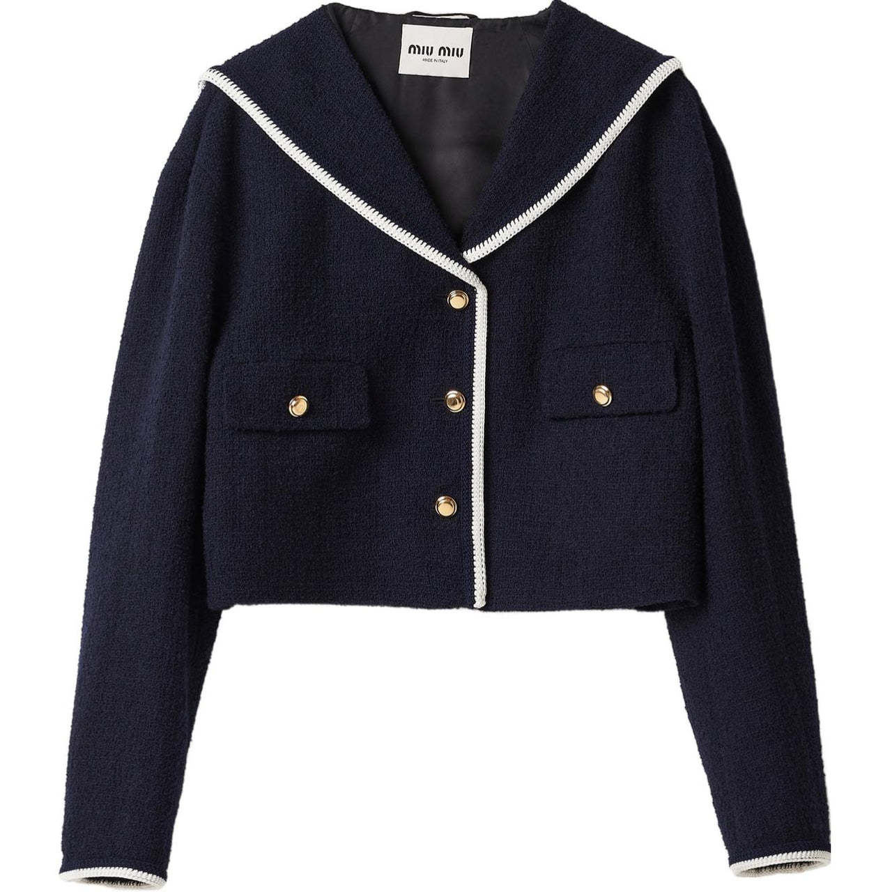 MIU MIU SS24 Jackets Coats Women's Blue