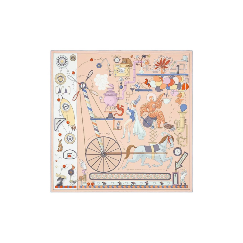HERMES Silk Scarves Women's