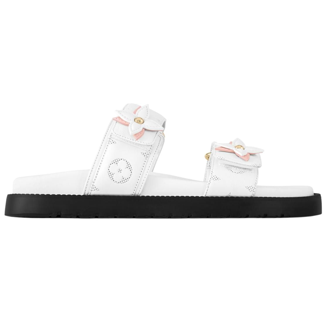 LOUIS VUITTON LV Sunset Slide Slippers Women's White