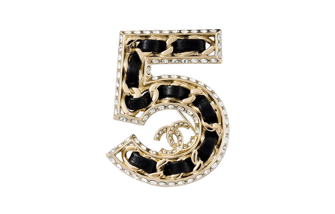 CHANEL Rhinestone Brooches Women's