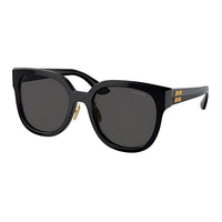 MIU MIU Irregular Shape Sunglasses Women's Black
