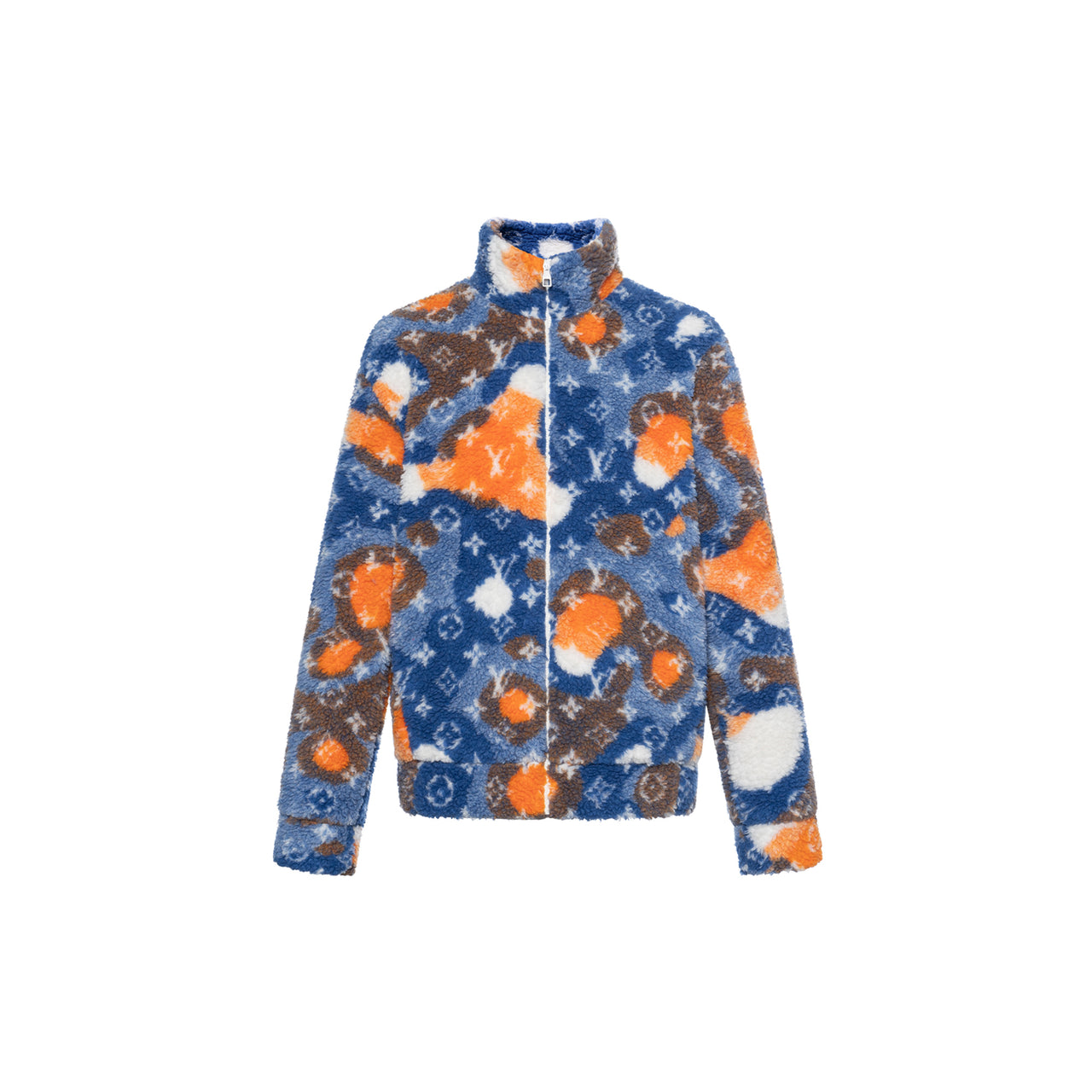 LOUIS VUITTON Jacquard Camo Fleece Blouson
