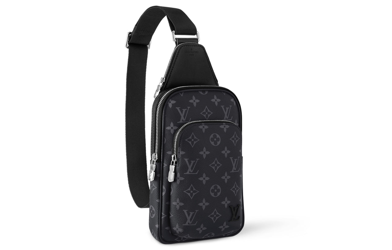 LOUIS VUITTON Men Avenue Shoulder Bag PM Black Pink