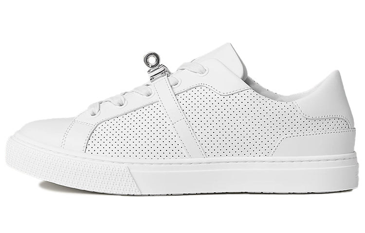 HERMES Skateboard Shoes Women's Low-Top White